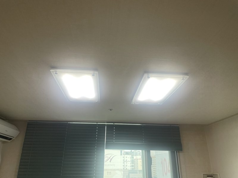 조명 작업 사진